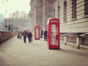 London Telephone Booths by Anonymous
